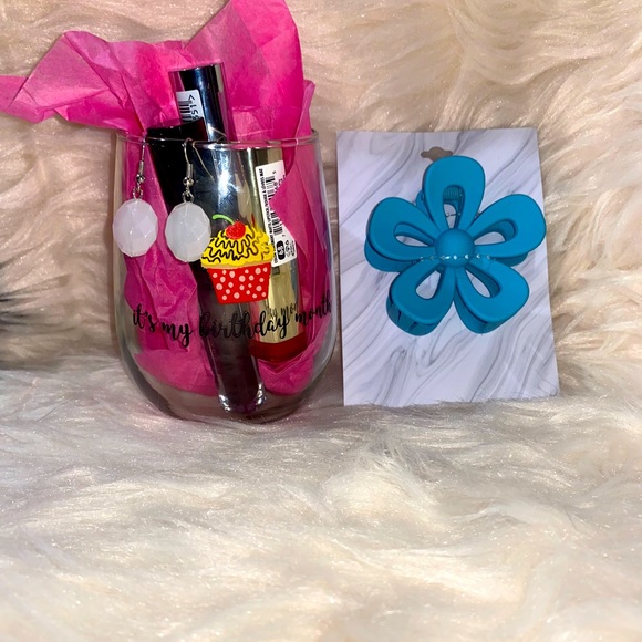 Milani Other - Birthday Wine Glass Gift Bundle